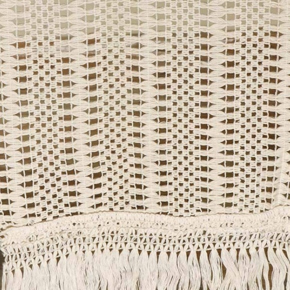 - Macrame Bohemian farmhouse rustic Table Ru… - Picture 5 of 6